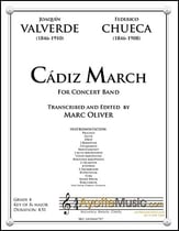 Cadiz March Concert Band sheet music cover